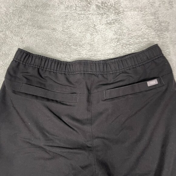 Figs Jogger Scrub Pants Women's L/S Black Nurse Doctor Work Utility ER Hospital‎ - Picture 11 of 16
